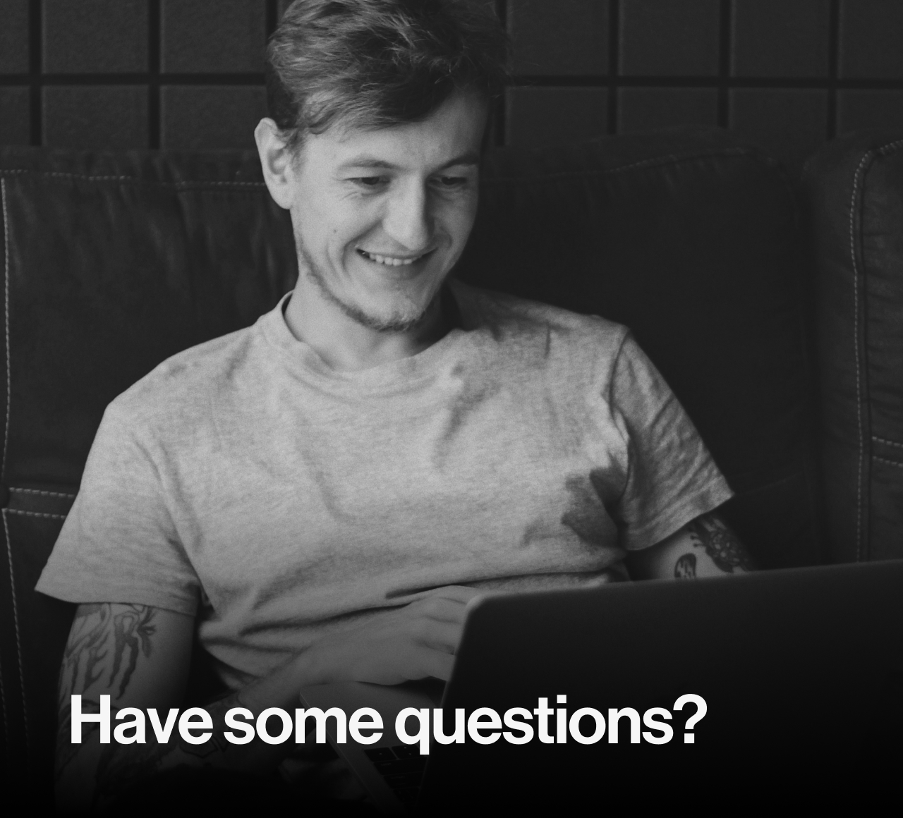 guy on the laptop